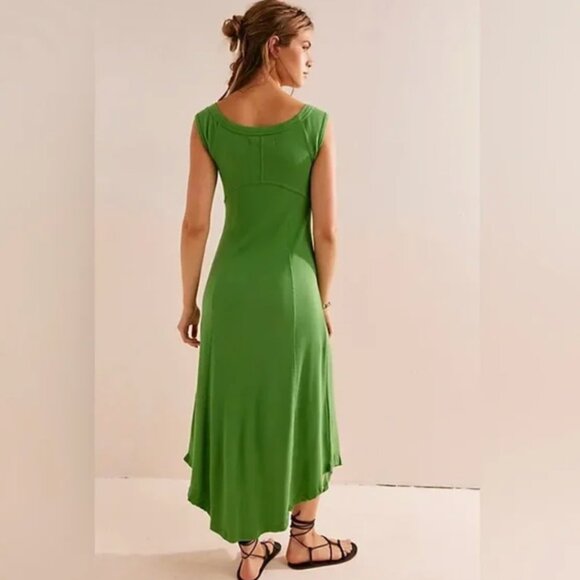 Free People Beach Ash Midi Dress Size S - Picture 3 of 12